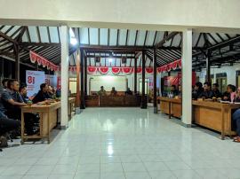 MENJELANG HARI JADI KALURAHAN PUCANGANOM, PEMERINTAH KALURAHAN PUCANGANOM MELAKSANAKAN RAKOR
